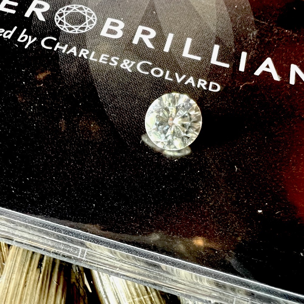6.5mm Charles and Colvard loose brilliant moissanite